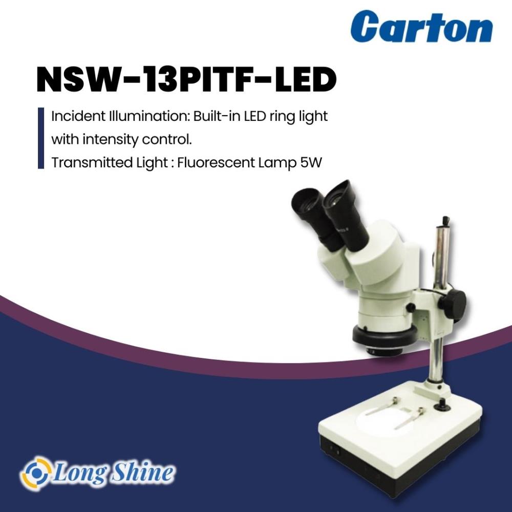 กล้องจุลทรรศน์ CARTON NSW-13PITF-LED,กล้องจุลทรรศน์ CARTON NSW-13PITF-LED,CARTON,Instruments and Controls/Microscopes