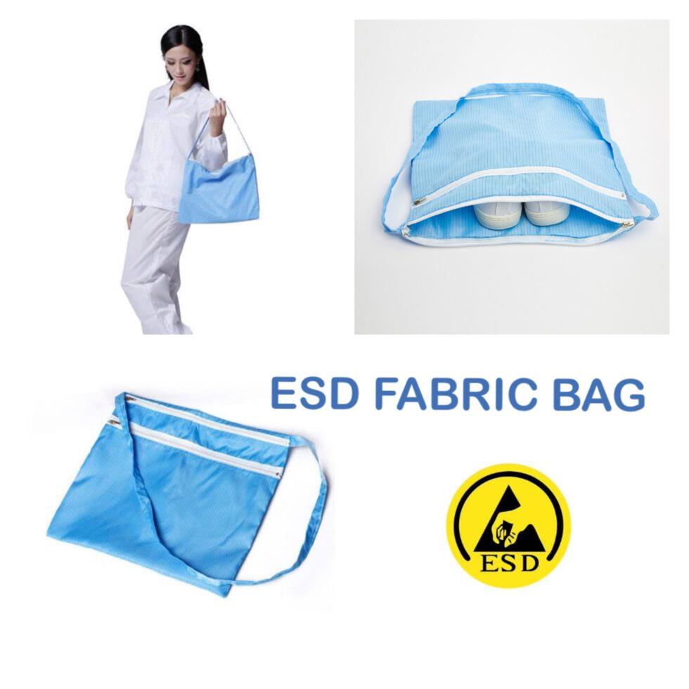 กระเป๋าผ้ากันไฟฟ้าสถิตย์ (ESD FABRIC BAG),กระเป๋าผ้ากันไฟฟ้าสถิตย์,,Electrical and Power Generation/Safety Equipment