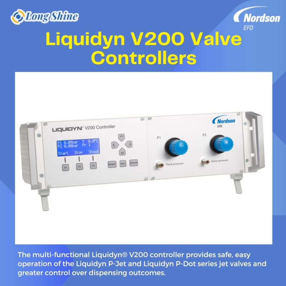 Liquidyn V200 Valve Controllers,Liquidyn V200 Valve Controllers,Dispense Valve,Nordson EFD,Nordson EFD,Machinery and Process Equipment/Applicators and Dispensers/Dispensers