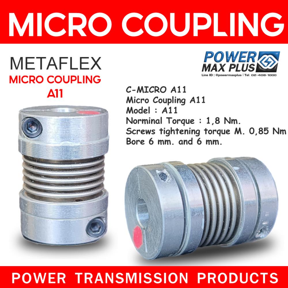 Micro Coupling A11 ”MATAFLEX” Bellow coupling
