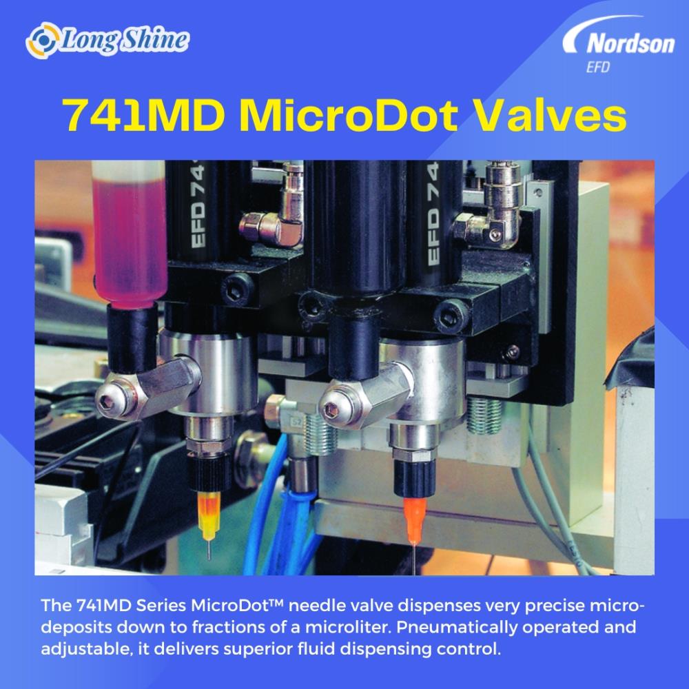 741MD MicroDot Valves,741MD MicroDot Valves,Dispense Valves,Nordson EFD,์Nordson EFD,Machinery and Process Equipment/Applicators and Dispensers/Dispensers