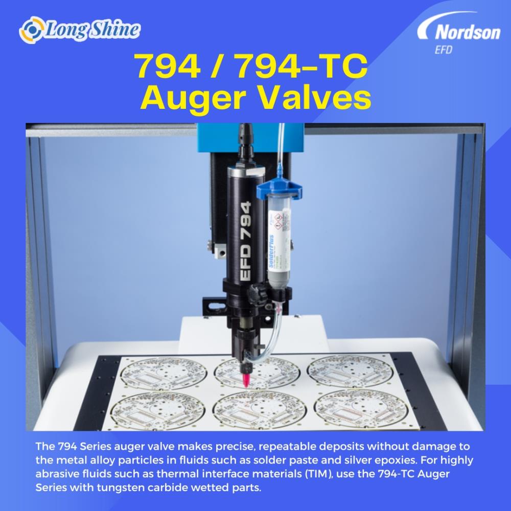794/794-TC Auger Valves,794/794-TC Auger Valves,Dispense Valve,Nordson EFD,Nordson EFD,Machinery and Process Equipment/Applicators and Dispensers/Dispensers