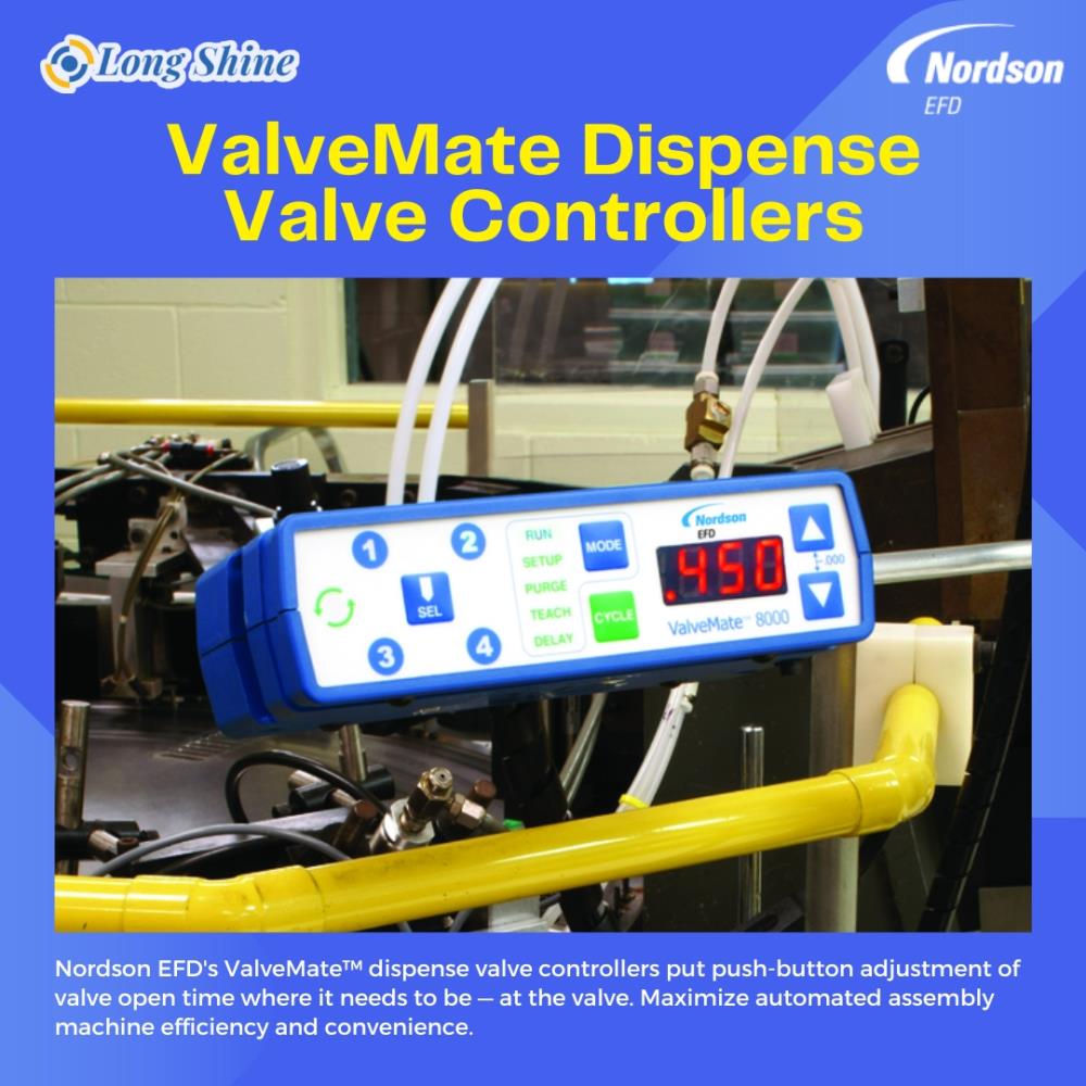 ValveMate Dispense Valve Controllers,ValveMate Dispense Valve Controllers,Nordson EFD,Dispense Valve,Nordson EFD,Machinery and Process Equipment/Applicators and Dispensers/Dispensers