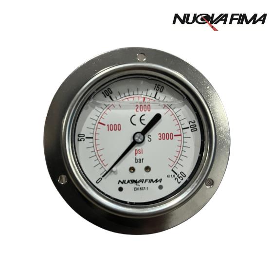 pressure gauge หน้าปัด 2.5 นิ้ว เกลียวหลัง,pressure gauge,Nuova fima,Instruments and Controls/Gauges