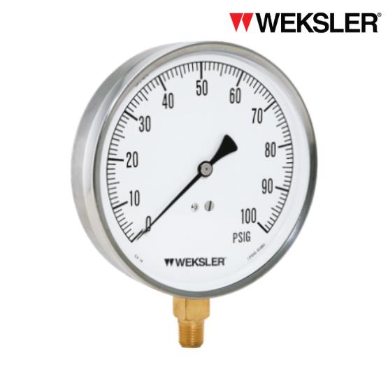 Pressure gauge Weksler EA14,pressure gauge weksler,Weksler,Instruments and Controls/Gauges