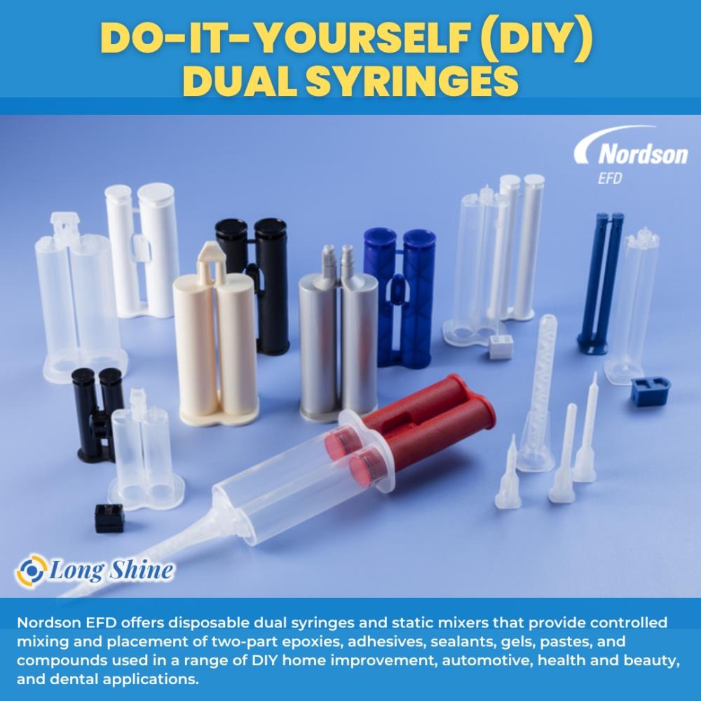 Do-It-Yourself (DIY) Dual Syringes,Do-It-Yourself (DIY) Dual Syringes,Dispense Valve,Nordson EFD,Nordson EFD,Pumps, Valves and Accessories/Pumps/Piston Pump