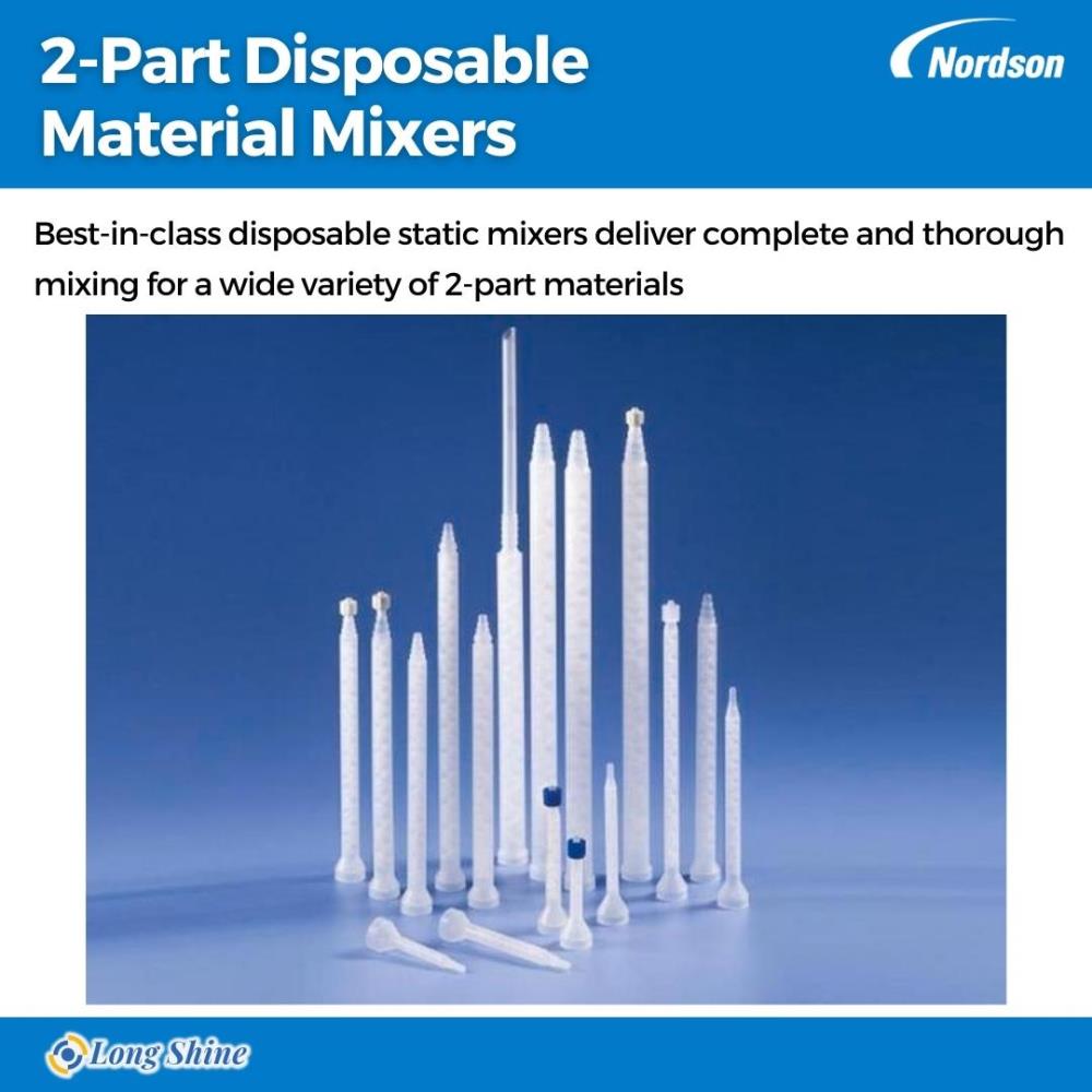 2-Part Disposable Material Mixers,2-Part Disposable Material Mixers,Dispensing Valves,Nordson ICS,Nordson ICS,Machinery and Process Equipment/Applicators and Dispensers/Dispensers