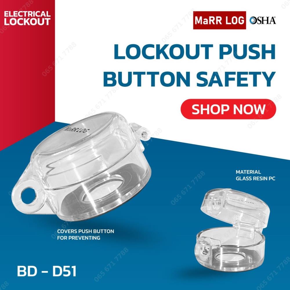Emergency Stop Lockout BD-D51,Emergency Stop Lockout, BD-D51,,MaRR LOG,Machinery and Process Equipment/Safety Equipment/Lockouts