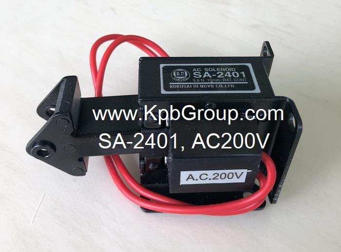 KOKUSAI AC Solenoid SA-2401-200,SA-2401, SA-2401-200, KOKUSAI, AC Solenoid,KOKUSAI,Electrical and Power Generation/Electrical Components/Solenoid