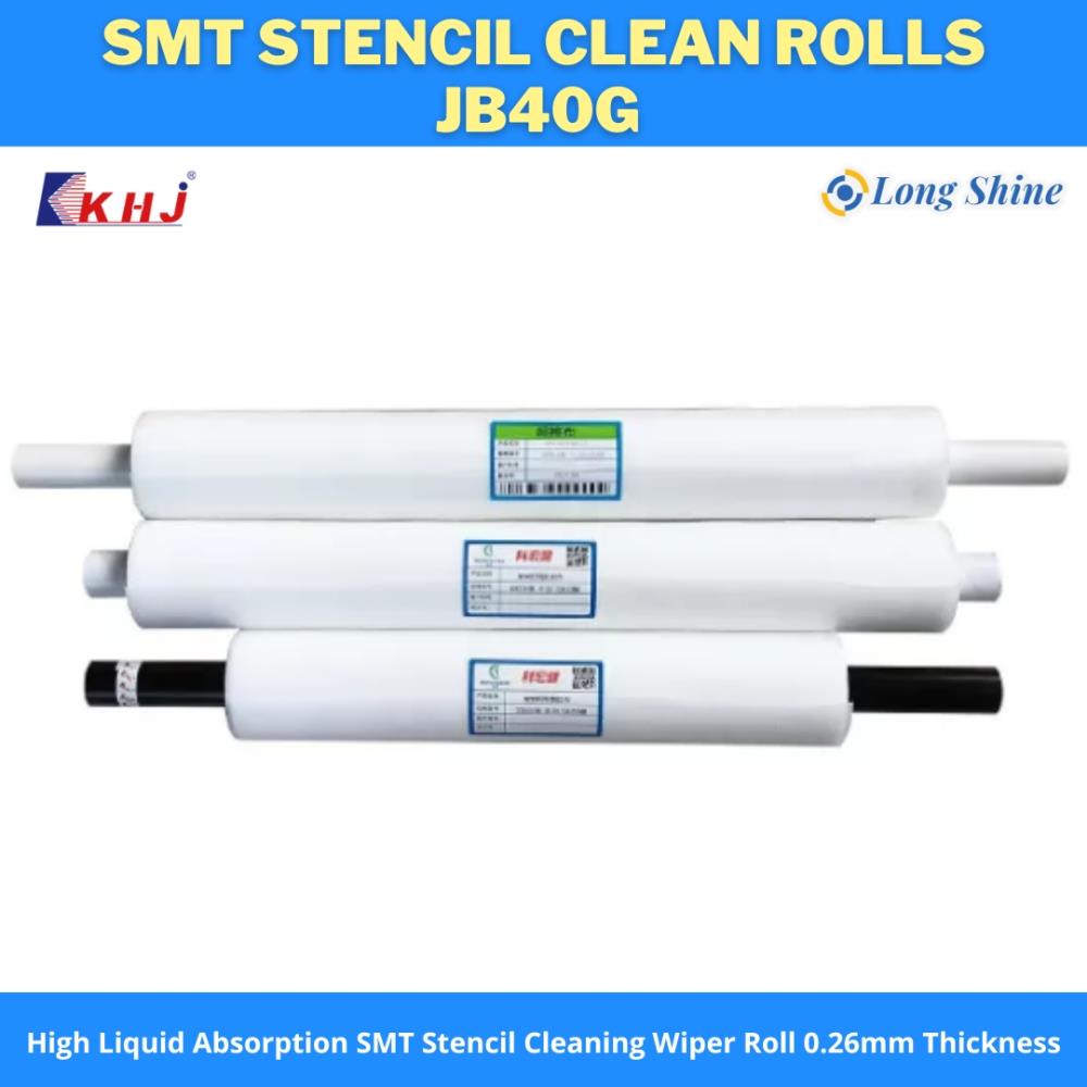 SMT Stencil Clean Rolls JB40G,SMT Stencil Clean Rolls JB40G,Wiper Rolls,Wiper,Cleanroom Wiper,KHJ,KHJ,Automation and Electronics/Cleanroom Equipment