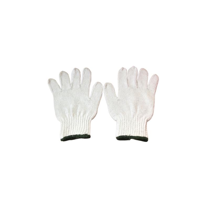 ถุงมือผ้า ขอบเขียว รุ่น 5 ขีด (ห่อละ 10 โหล)