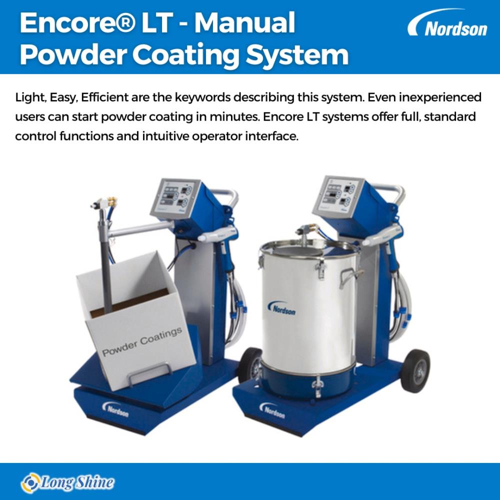 Encore LT - Manual Powder Coating System,Encore LT - Manual Powder Coating System,Nordson,Custom Manufacturing and Fabricating/Finishing Services/Powder Coating