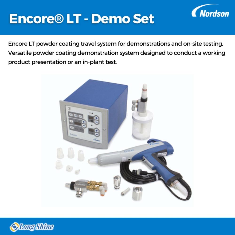 Encore LT - Demo Set,Encore LT-Demo Set,Encore LT powder coating travel system,Nordson ICS,Nordson,Custom Manufacturing and Fabricating/Finishing Services/Powder Coating