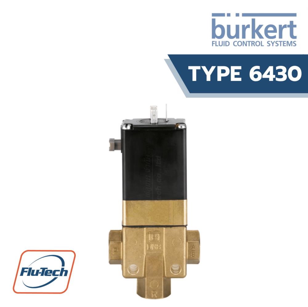  Burkert Type 6430 3/2 Way Servo-Assisted Piston Valve