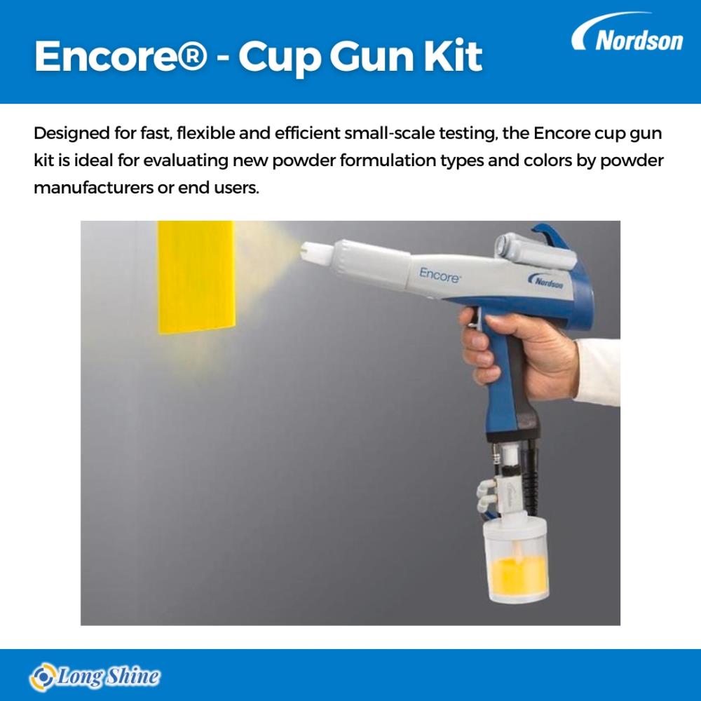Encore - Cup Gun Kit,Encore - Cup Gun Kit,Powder Coating,Nordson ICS,Nordson,Custom Manufacturing and Fabricating/Finishing Services/Powder Coating
