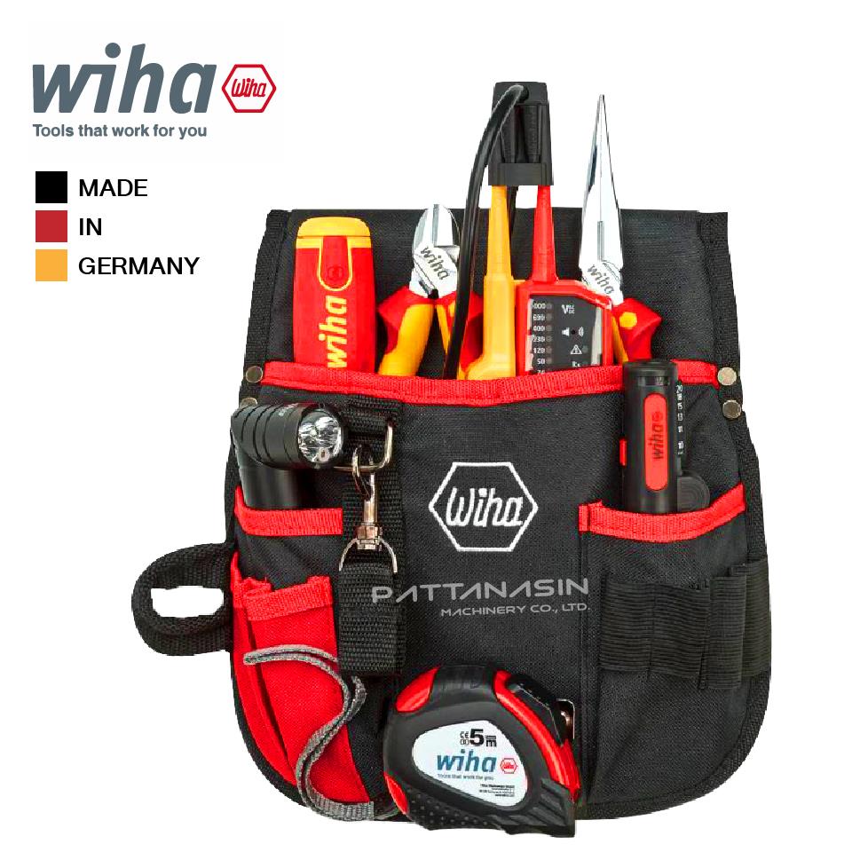 WIHA ชุดกระเป๋าเป้เครื่องมืองานไฟฟ้า 9300-50403 No.45419 (14ตัว/ชุด),กระเป๋าเครื่องมือ,WH45419,Tool and Tooling/Tool Cases and Bags
