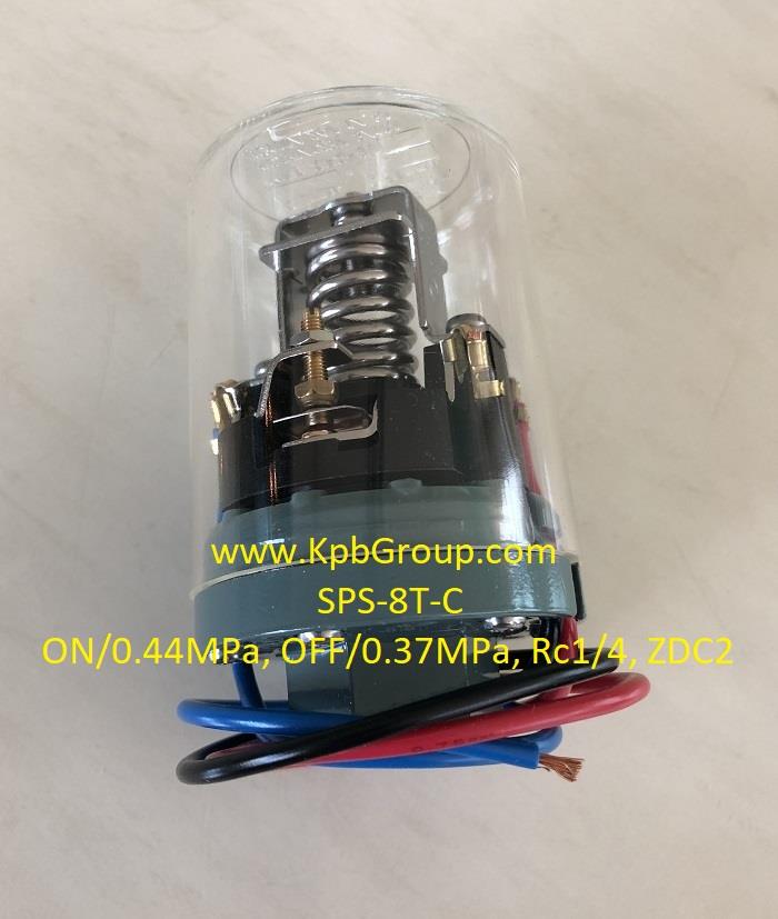 SANWA Pressure Switch SPS-8T-C, ON/0.44MPa, OFF/0.37MPa, Rc1/4, ZDC2,SPS-8T, SPS-8T-C, SANWA DENKI, Pressure Switch,SANWA DENKI,Instruments and Controls/Switches