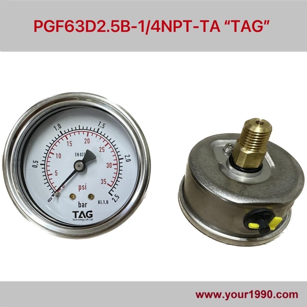 Pressure Gauge,Pressure Gauge/เกจ,TAG,Instruments and Controls/Gauges