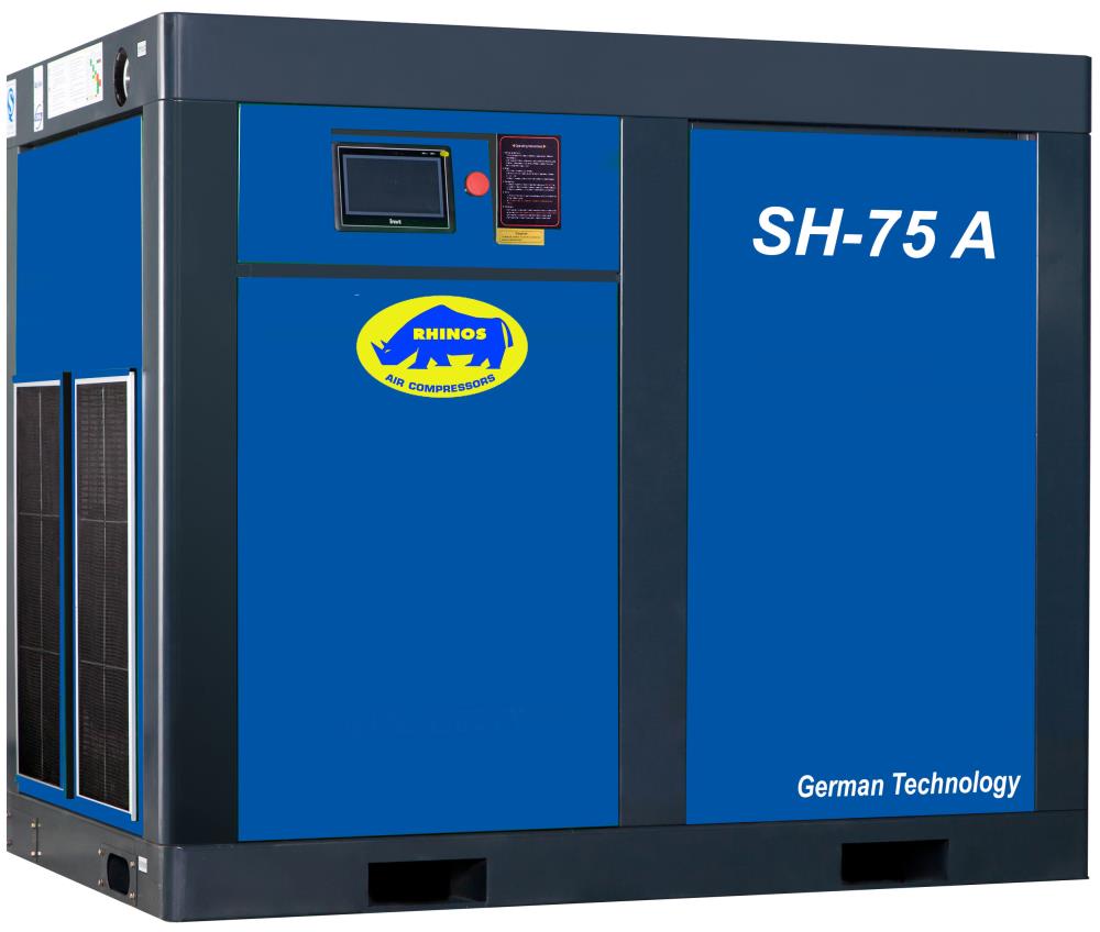 ปั๊มลมสกรูรุ่นประหยัด RHINOS SH Series Induction Motor ประสิทธิภาพสูง ประหยัดพลังงาน ,screw air compressors,RHINOS,Machinery and Process Equipment/Compressors/Air Compressor