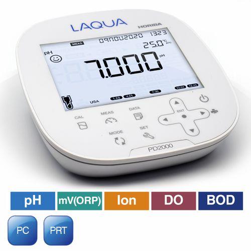 LAQUA PD2000 เครื่องวัดค่า pH/ORP/ไอออน/ออกซิเจนละลายน้ำ/BOD/อุณหภูมิแบบตั้งโต๊ะ,LAQUA PD2000 เครื่องวัดค่า pH/ORP/ไอออน/ออกซิเจนละลายน้ำ/BOD/อุณหภูมิแบบตั้งโต๊ะ,Horiba,Instruments and Controls/Instruments and Instrumentation