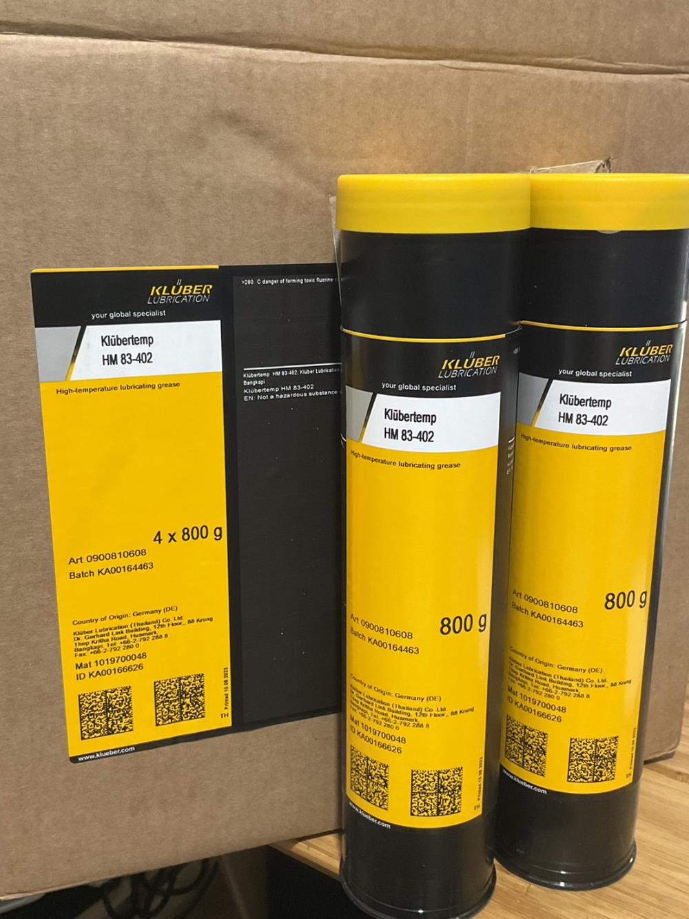 Klubertemp HM 83-402 High-temperature long-term greases ( 800 g / Tube ),Kluber temp HM 83-402 ,Kluber,Hardware and Consumable/Industrial Oil and Lube