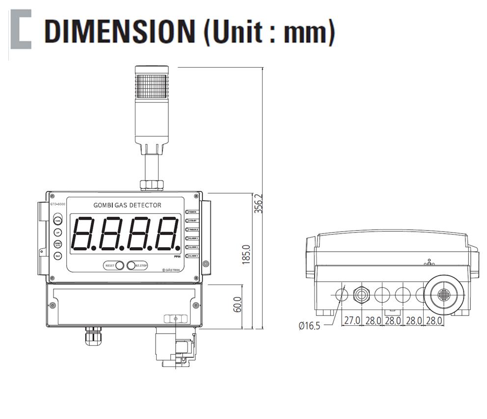 วัดแก๊สรั่ว GTD-6000