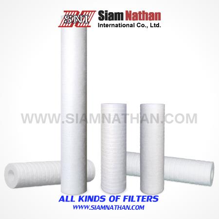Cartridge filter (ใยอัด),Cartridge filter กรองของเหลว  กรองของเสีย  กรองน้ำ กรองน้ำมัน  กรองตะกอน,SIAM NATHAN INTERNATIONAL,Machinery and Process Equipment/Filters/Liquid Filters