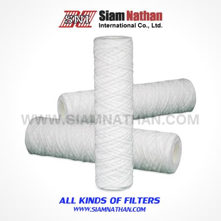 String wound filter (ไส้กรองเชือกถัก),String wound filter กรองของเหลว  กรองของเสีย  กรองน้ำ กรองน้ำมัน  กรองตะกอน,SIAM NATHAN INTERNATIONAL,Machinery and Process Equipment/Filters/Liquid Filters