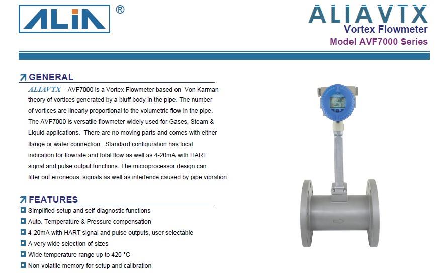 Vortex Flow Meter, Model: AVF7000, Brand: ALIA Group (USA) (ขายส่งจำนวนมาก),#ขาย #flowmeter #vortexflowmeter #avf7000 #alia #aliavtx  #อุตสาหกรรม #eec #power #ตัวแทนจำหน่าย #dealer #distributor #energy #construction #รับเหมา #ก่อสร้าง #นิคมอุตสาหกรรม #สินค้าอุตสาหกรรม #workicon #workicontech,,Instruments and Controls/Flow Meters