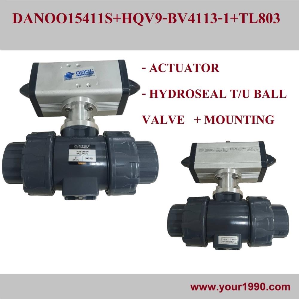 Actuator with Ball Valve,Actuator/หัวขับไฟฟ้า,Omal,Machinery and Process Equipment/Actuators