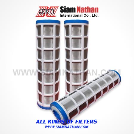 stainless steel mesh filter element ไส้กรองสแตนเลส ,Cartridge filter กรองของเหลว  กรองของเสีย  กรองน้ำ กรองน้ำมัน  กรองตะกอน,SIAM NATHAN INTERNATIONAL,Machinery and Process Equipment/Filters/Water Filter