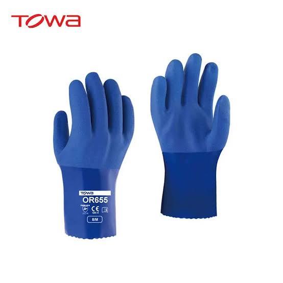 ถุงมือ PVC TOWA รุ่น OR655,ถุงมือtowa or655,TOWA,Plant and Facility Equipment/Safety Equipment/Gloves & Hand Protection