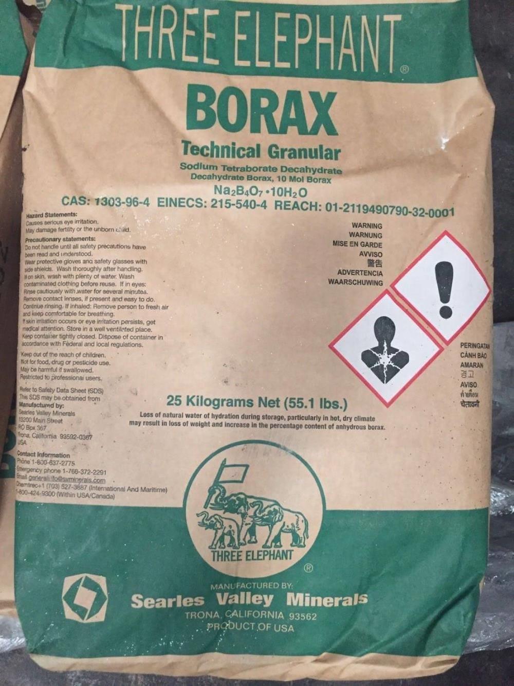 Sodium Tetraborate Decahydrate (Borax ตราช้าง)