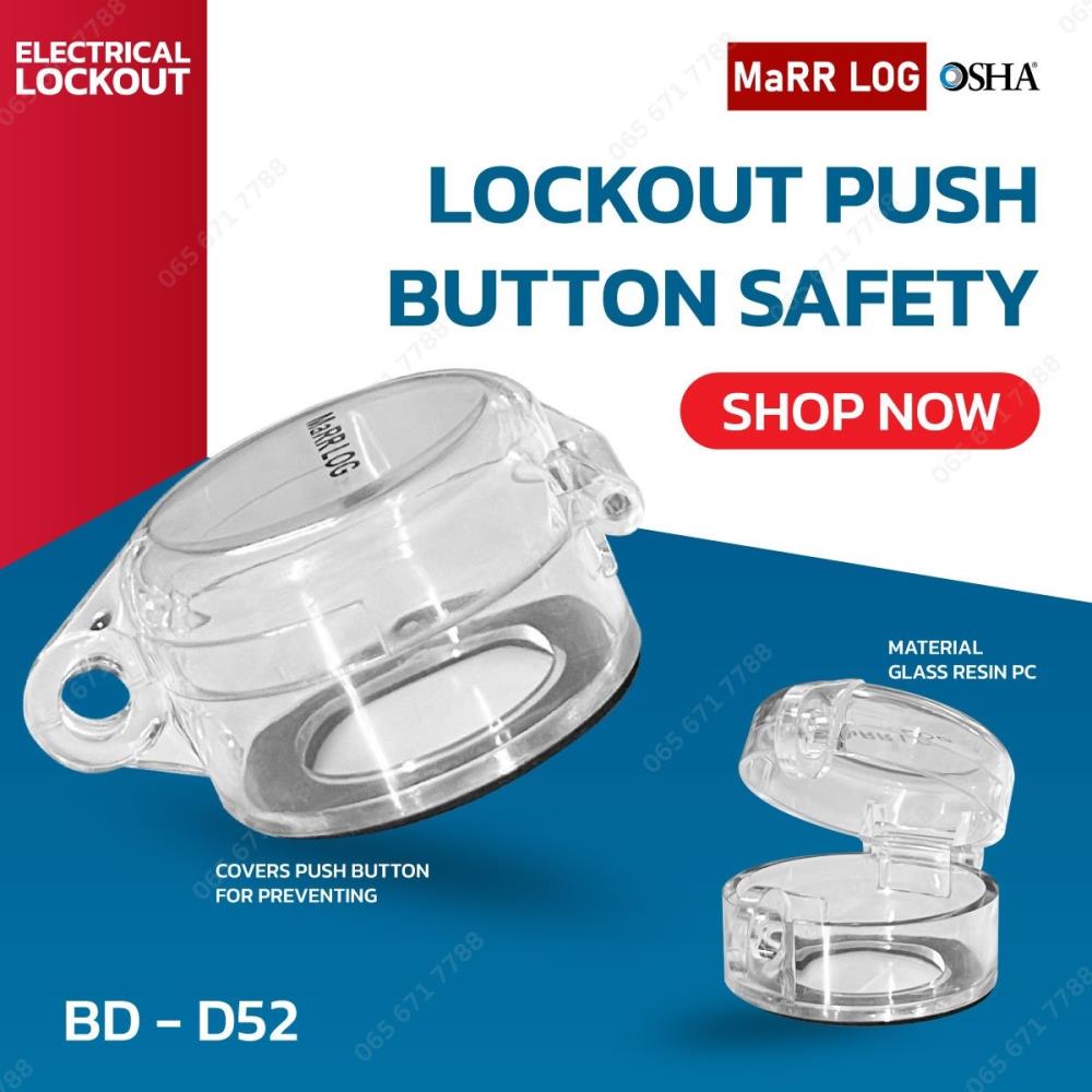 Emergency Stop Button Lockout BD-D52,Emergency Stop,BD-D52,Emergency Stop Button Lockout,MaRR LOG,Machinery and Process Equipment/Safety Equipment/Lockouts