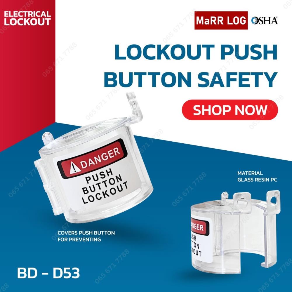Emergency Stop Lockout BD-D53,BD-D53,Emergency Stop Lockout,MaRR LOG,Machinery and Process Equipment/Safety Equipment/Lockouts