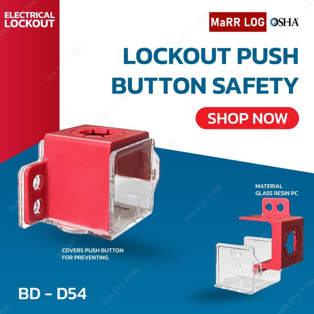 Emergency Stop Lockout BD-D54, BD-D54,Emergency Stop Lockout ,MaRR LOG,Machinery and Process Equipment/Safety Equipment/Lockouts