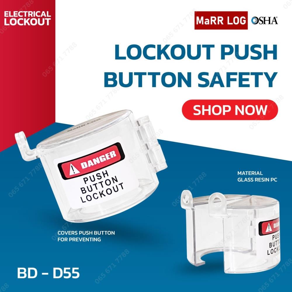 Emergency Stop Lockout BD-D55, BD-D55,Emergency Stop Lockout ,MaRR LOG,Machinery and Process Equipment/Safety Equipment/Lockouts
