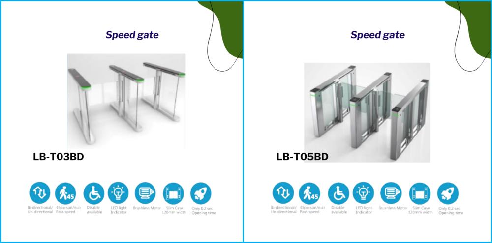 Speed gate (LB-T03BD / LB-T05BD),Turnstile, ประตูหมุน, Flap, barrier, speed gate, gate,,Automation and Electronics/Access Control Systems