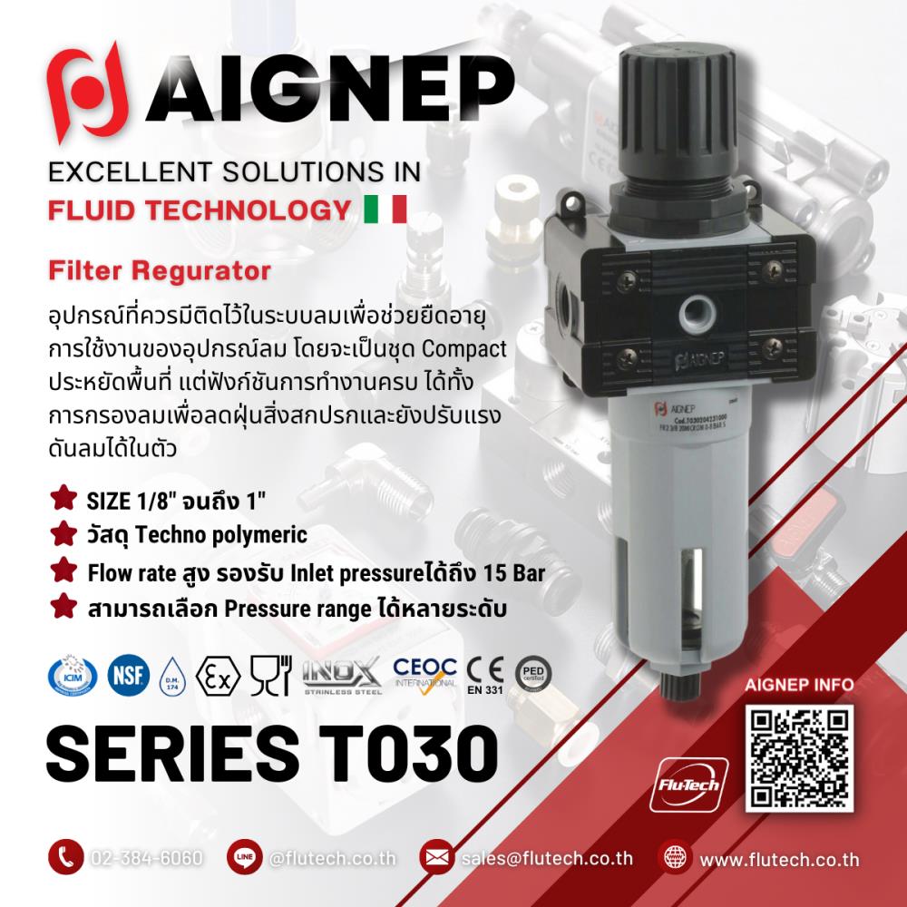 FILTER REGULATOR,FILTER REGULATOR,AIGNEP,Machinery and Process Equipment/Filters/Filtering Systems