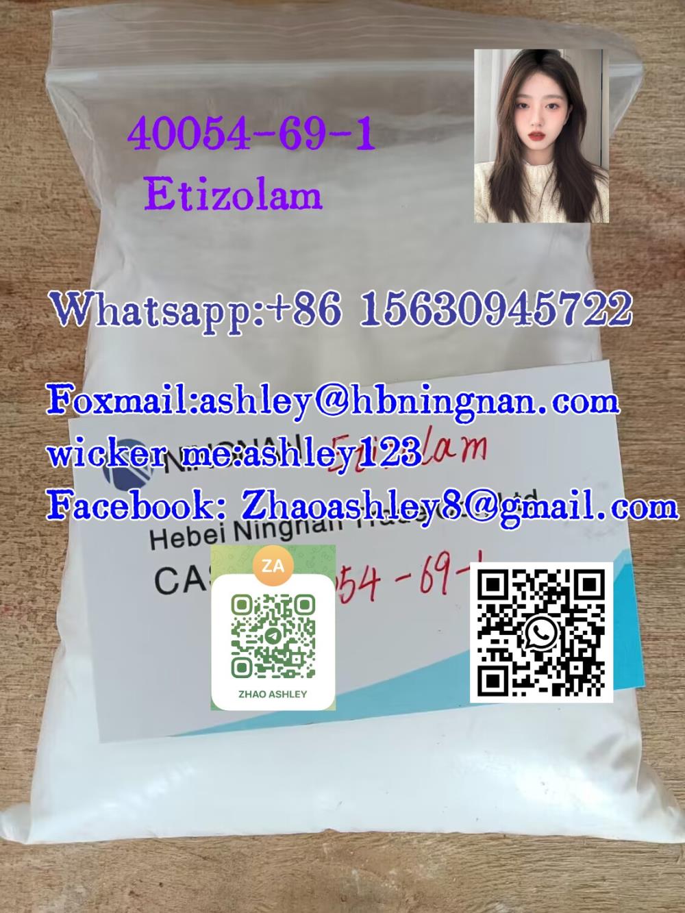 cas 40054-69-1 Etizolam Factory wholesale supply, competitive price!