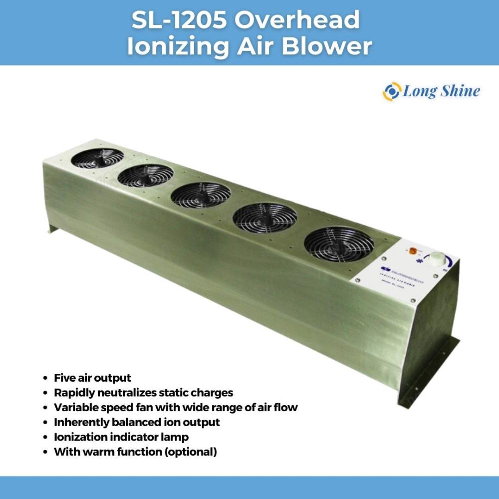 SL-1205 Overhead Ionizing Air Blower,SL-1205,Overhead Ionizing Air Blower,Ionizing,เครื่องพ่นไอออน,พัดลมไอออน,พัดลมกำจัดไฟฟ้าสถิตย์,,Machinery and Process Equipment/Water Treatment Equipment/Deionizing Equipment