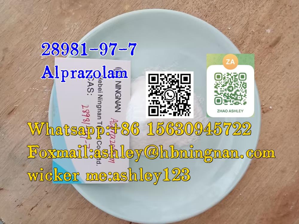 cas 28981-97-7  Alprazolam 100% safe delivery!