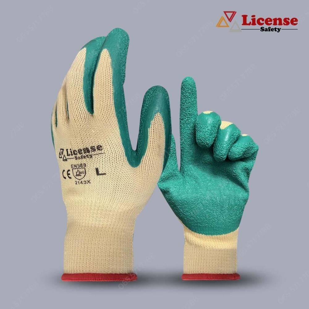 ถุงมือผ้าเคลือบยางธรรมชาติ สีเขียวรุ่นLT1160,ถุงมือผ้าเคลือบยางธรรมชาติ,ถุงมือผ้าคอตตอน,License,Plant and Facility Equipment/Safety Equipment/Gloves & Hand Protection
