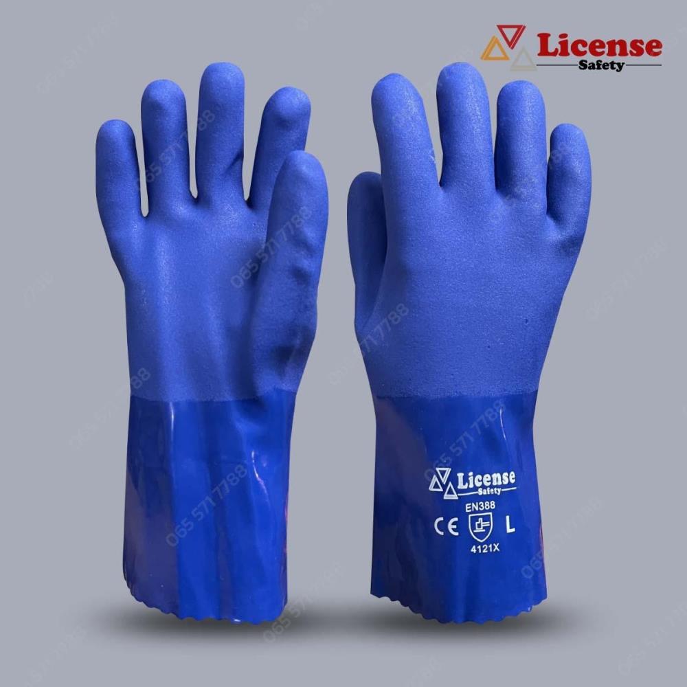ถุงมือผ้าเคลือบพีวีซี สีน้ำเงิน รุ่น PVC8065,ถุงมือผ้าเคลือบยางธรรมชาติ,ถุงมือผ้าคอตตอน,ถุงมือผ้าเคลือบยางไนไตร,ถุงมือ,ถุงมือนิรภัย,ถุงมือเซฟตี้,ถุงมือผ้าเคลือบพีวีซี,License,Plant and Facility Equipment/Safety Equipment/Gloves & Hand Protection