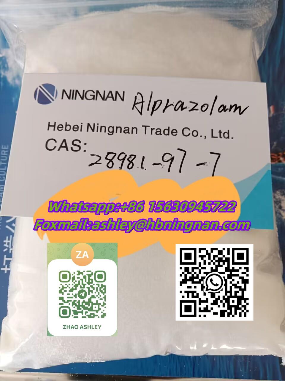 cas 28981-97-7  Alprazolam 100% safe delivery!,28981-97-7  Alprazolam,ningnan,Custom Manufacturing and Fabricating/Assemblies