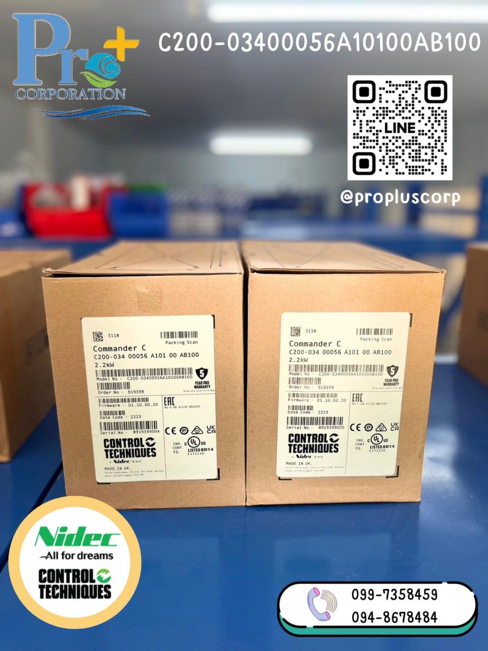 NIDEC Control Techniques C200-03400056A10100AB100 ,C200-03400056A10100AB100 ,NIDEC Control Techniques,Electrical and Power Generation/Electrical Equipment/Inverters