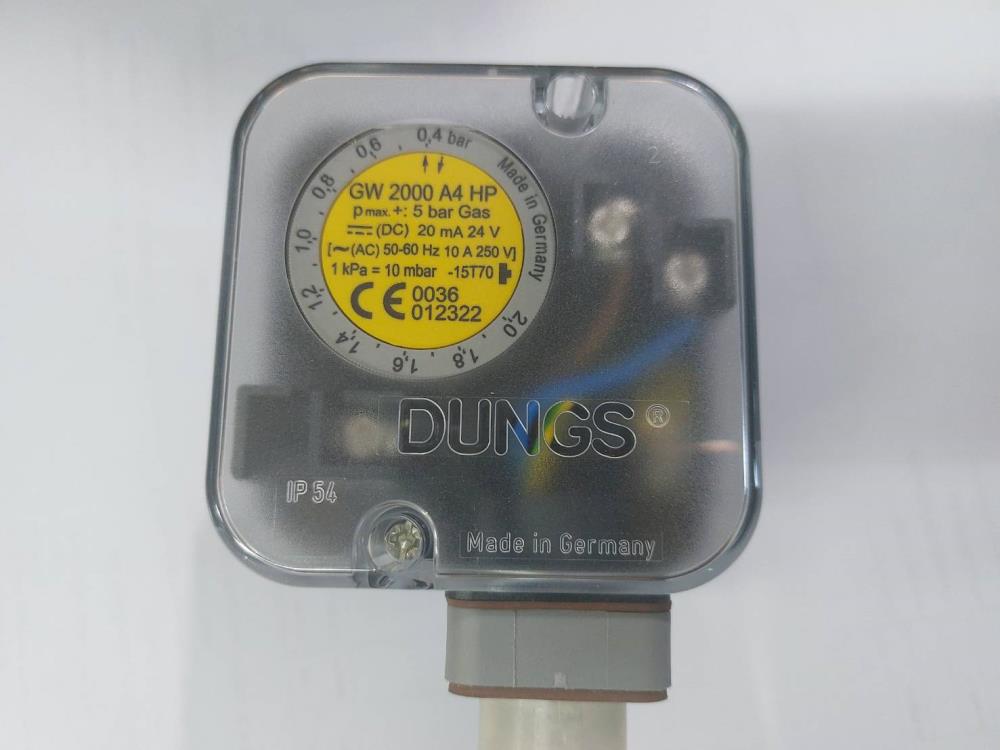Pressure Switch "DUNGS" GW2000A4 HP,Pressure Switch "DUNGS" GW2000A4 HP,Pressure Switch "DUNGS" GW2000A4 HP,Instruments and Controls/Switches