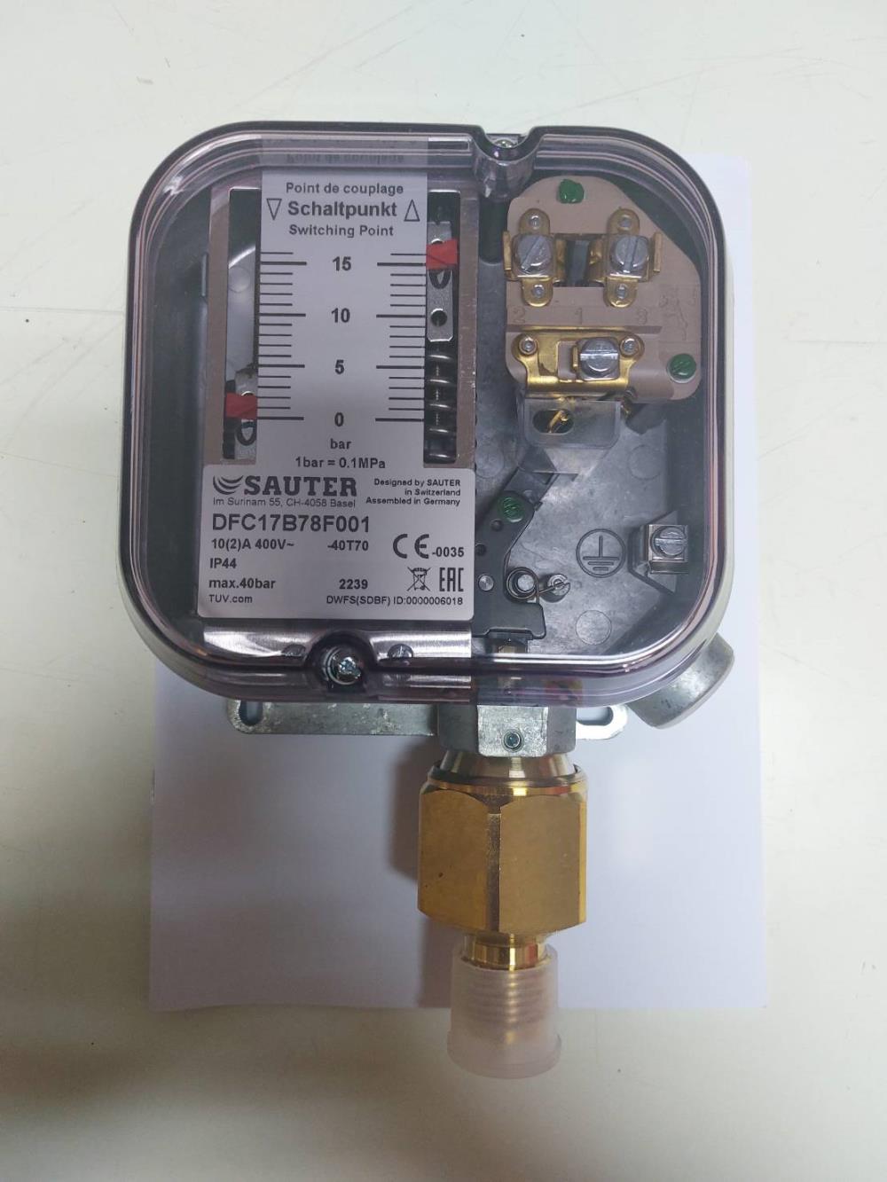  " SAUTER " Pressure Switch DFC17B78F001,DFC17B78F001, SAUTER ,Instruments and Controls/Switches