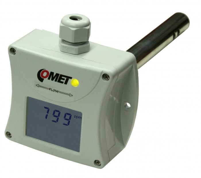 T5145เครื่องวัดและแจ้งเตือนระดับ Co2 ที่ส่งสัญญาณ  4-20mA ที่สายโพรบเป็นแบบ duct mount ,CO2,COMET,Instruments and Controls/Measuring Equipment