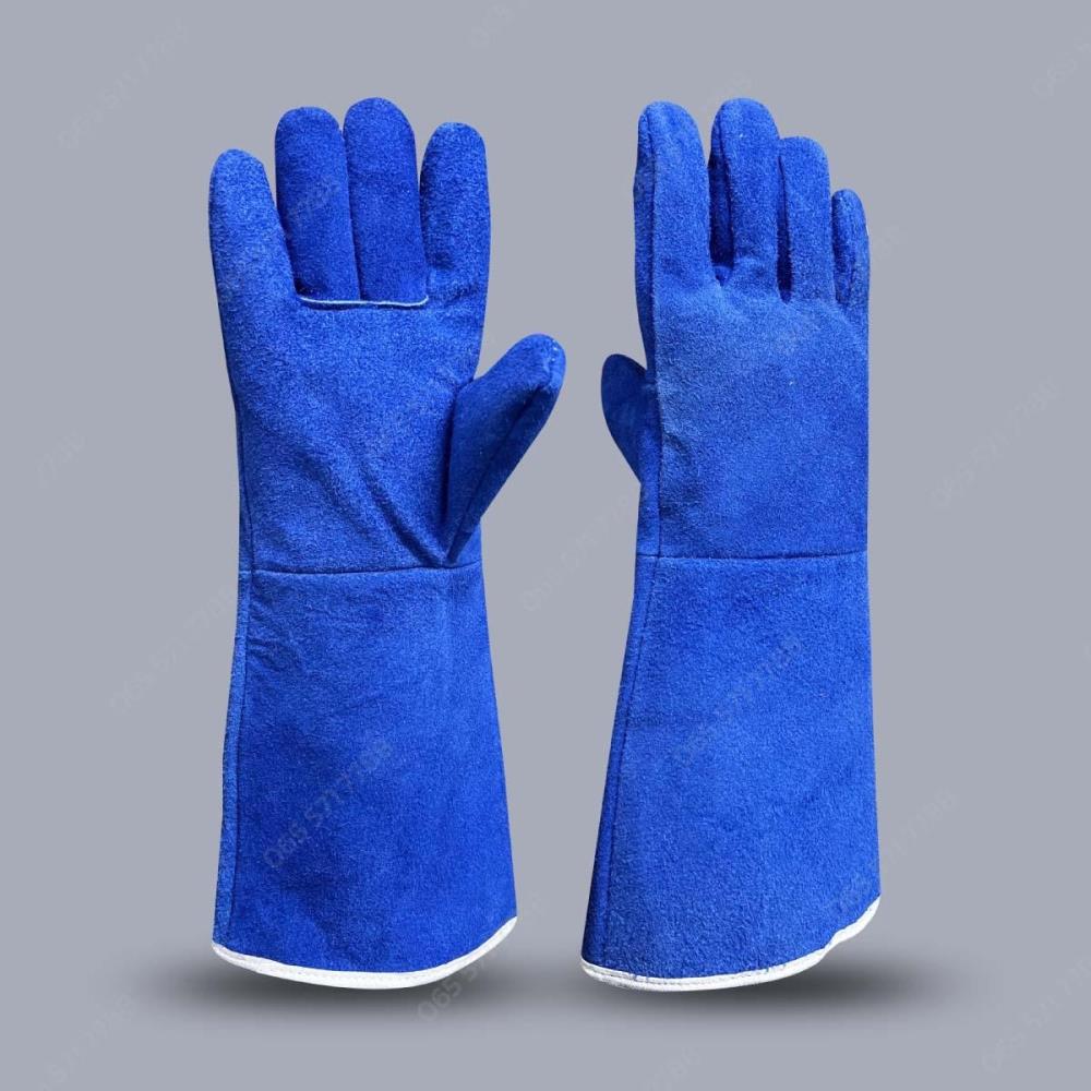 ถุงมือหนังท้องมีซับใน ยาว 16 นิ้ว สีน้ำเงิน รุ่น LBC16,ถุงมือ,ถุงมือป้องกันความร้อน,LBC16,ถุงมือหนังท้องมีซับใน ยาว 16 นิ้ว,,Plant and Facility Equipment/Safety Equipment/Gloves & Hand Protection